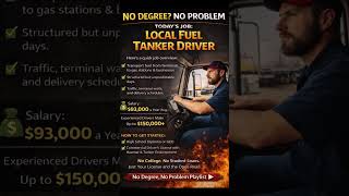 Fuel Tanker Driver — No Degree, No Problem | Earn $93K–$150K+ Without College