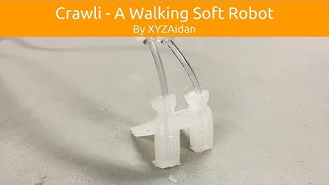 The Crawli - A Simple Walking Soft Robot