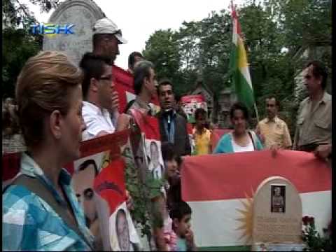 سخنرانی آقای حسن شرفی بر مزار دکتر قاسملو 1