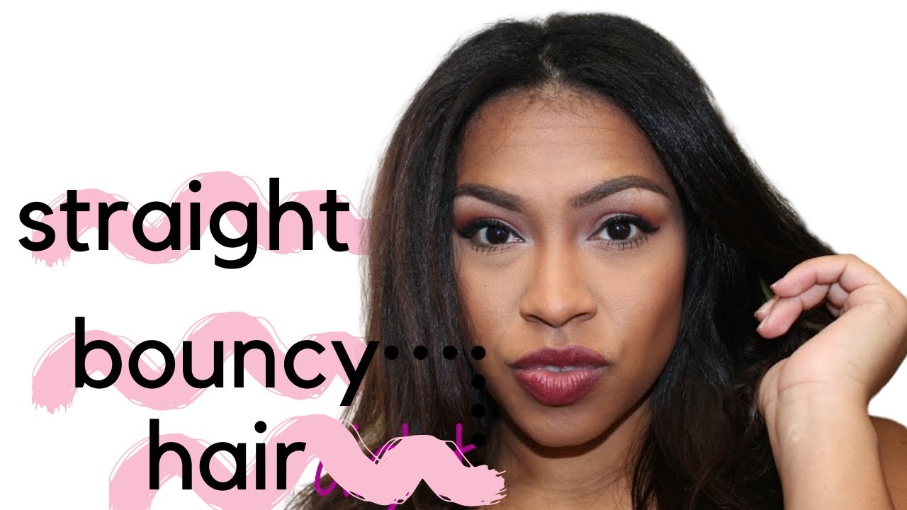 Bouncy Straight Hair Youtube