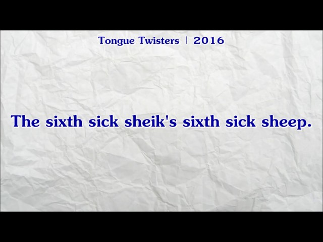 The Sixth Sick Sheik's Sixth Sick SheepNEW!