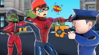 Scary Teacher 3D New #2024 NickSpider Tell Lie The Police To Protect TaniHulk - Funny Hero Animation