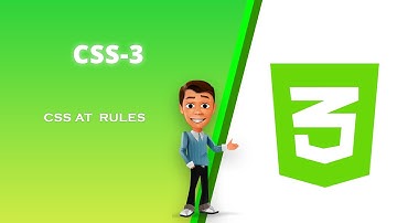 Cascading stylesheet AT@ rules explanation || CSS Tutorials || UI Infotech