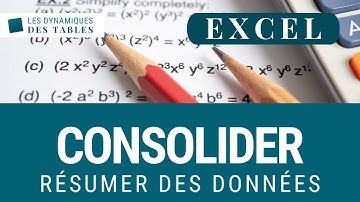 Excel : assembler les données de plusieurs tableaux avec la fonction CONSOLIDER