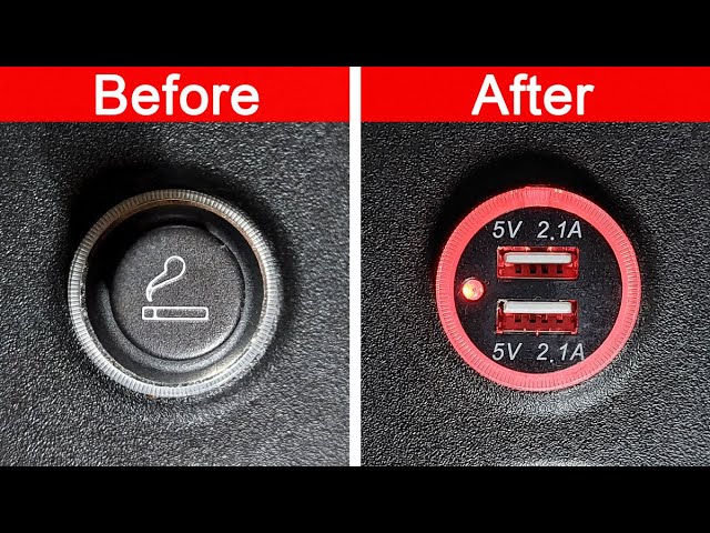 Cigarette Lighter to USB CHARGER Conversion Alfa Romeo Giulietta, Lighter  Removal, Testing Wires