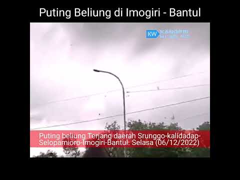 Puting beliung imogiri Bantul, 50 rumah porak poranda#Short