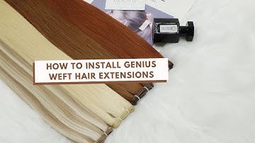 How to Install Genius Weft Hair Extensions - COOVIPHAIR