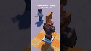 Copper Golem Display Design #2 | Minecraft Mini Tutorial | #minecrafttutorial #minecraft