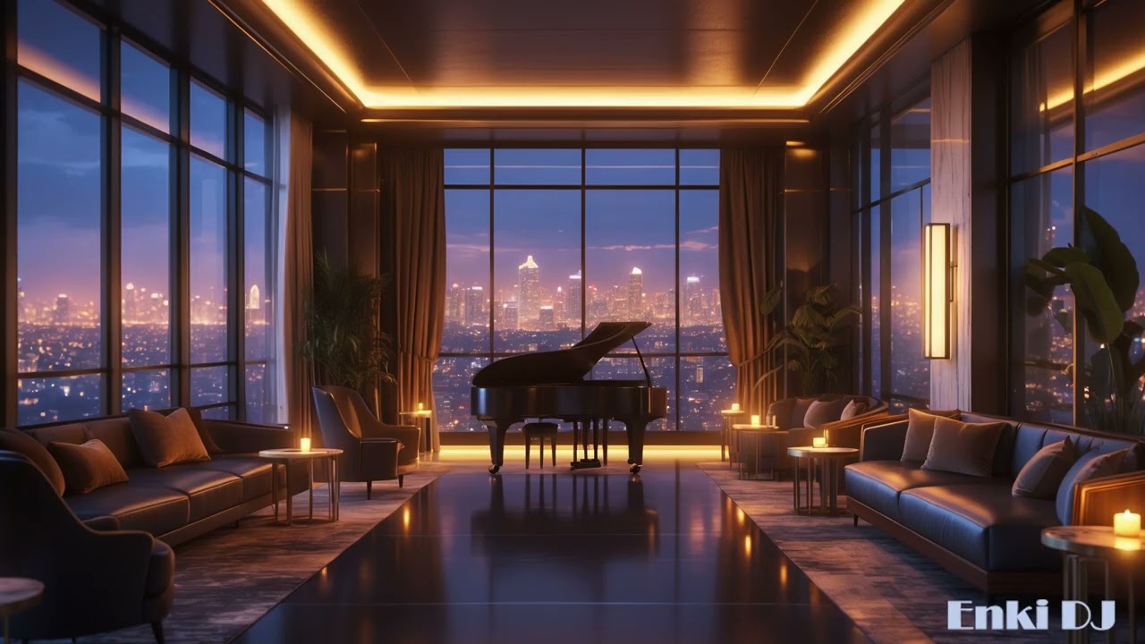 Cozy City Night Jazz Lounge – Smooth Ambience for Late Work Sessions