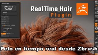 Real Time Hair en Zbrush - Pelo para tiempo real