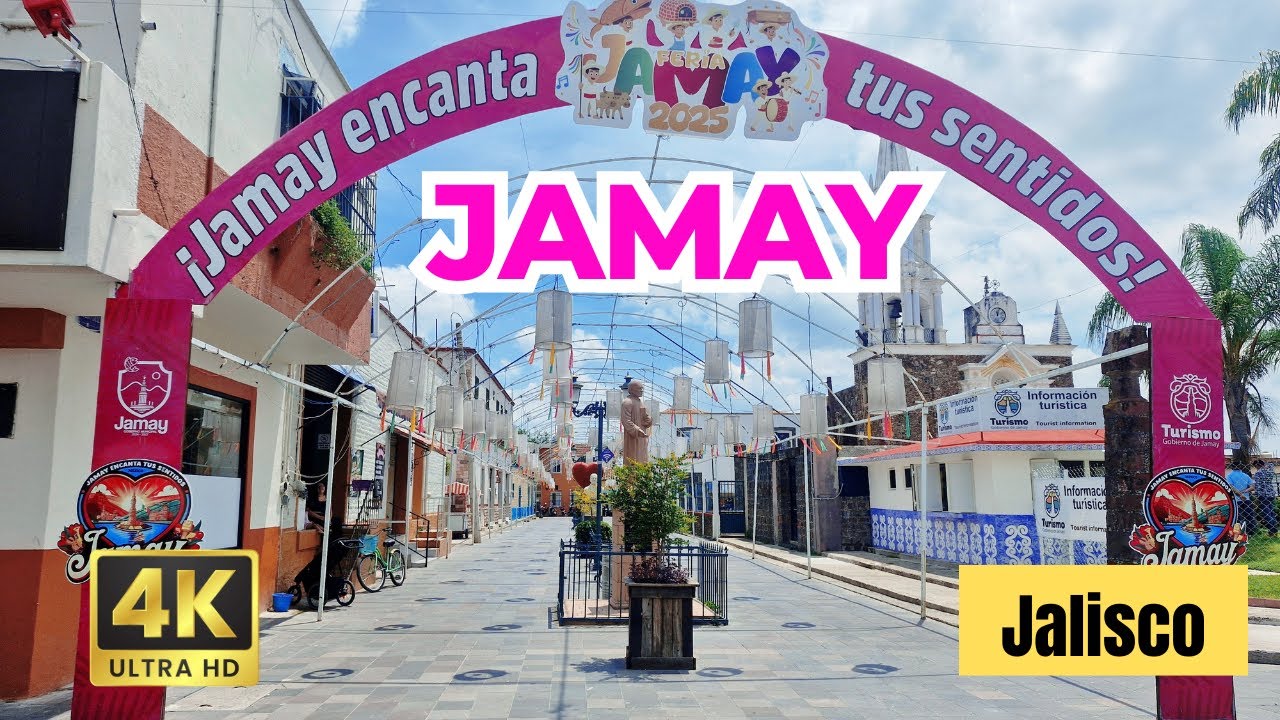 Jamay, Jalisco: UN PUEBLO MÁGICO en la ribera de Chapala | 4 K Walking Tour | Jalisco 🇲🇽