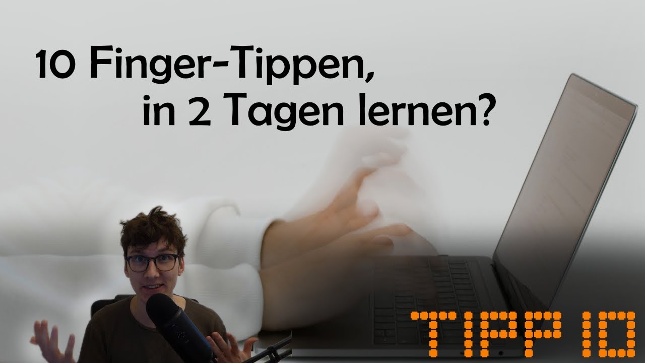 Update 10 Finger-Tippen in 2 Tagen lernen? | Selbstexperiment schnell tippen