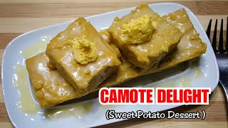 How to make CAMOTE DELIGHT SWEET POTATO CAKE How to make Sweet Potato Dessert