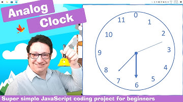 Analog Clock in JavaScript | p5.js in codeguppy