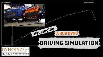 Driving simulation in Dynolyze hub dyno