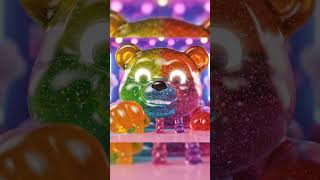 This Creepy-Cute Gummy Bear Just Ate Tiny Gummy Bears Viral Asmr Food Eats Food