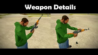 GTA San Andreas Weapon Details Mod