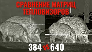 Фото СРАВНЕНИЕ МАТРИЦ ТЕПЛОВИЗОРОВ 384 Vs 640 ТЕПЛОВИЗИОННЫЕ ПРИЦЕЛЫ IRAY GENI GL 35R и IRAY GENI GH 50R