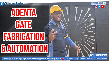 Adenta Gate Fabrication and Automation #buildinginghana #gate #gateinghana 