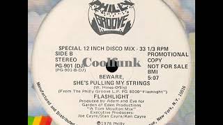 Flashlight - Beware ,  She's Pulling My Strings (12 inch 1978)
