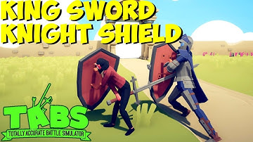 The Teacher vs Every Unit (King Sword + Knight Shield Edition) 1v1 - TABS MODDED
