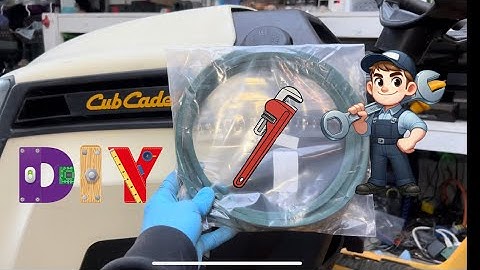 Cub cadet transmission drive belt change in under 5 minutes