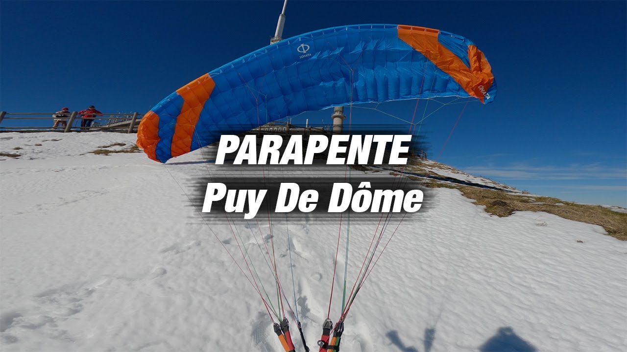 [4K] Parapente Puy-de-Dôme Février 2023