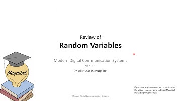 Review of Random Variables