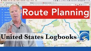 How to TRIP PLAN in the United States for CDL Drivers Learning to Navigate | Logbooks