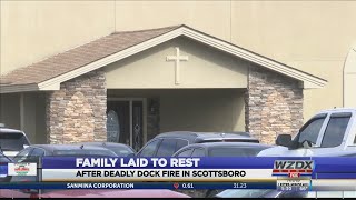 Family laid to rest after deadly dock fire in Scottsboro
