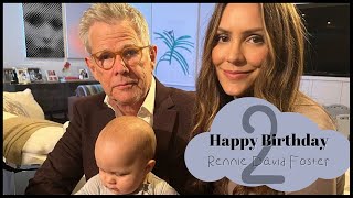 Katharine McPhee Foster &amp; David Foster - Rennie David Foster 2nd birthday (edit)