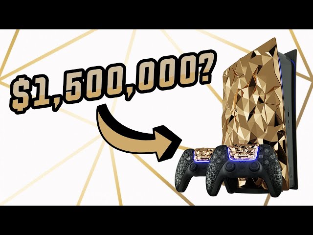 The Caviar Golden Rock PS5  The Most Expensive Game Console