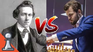 Magnus shows how to play the Ruy Lopez opening (Morphy Defense) 