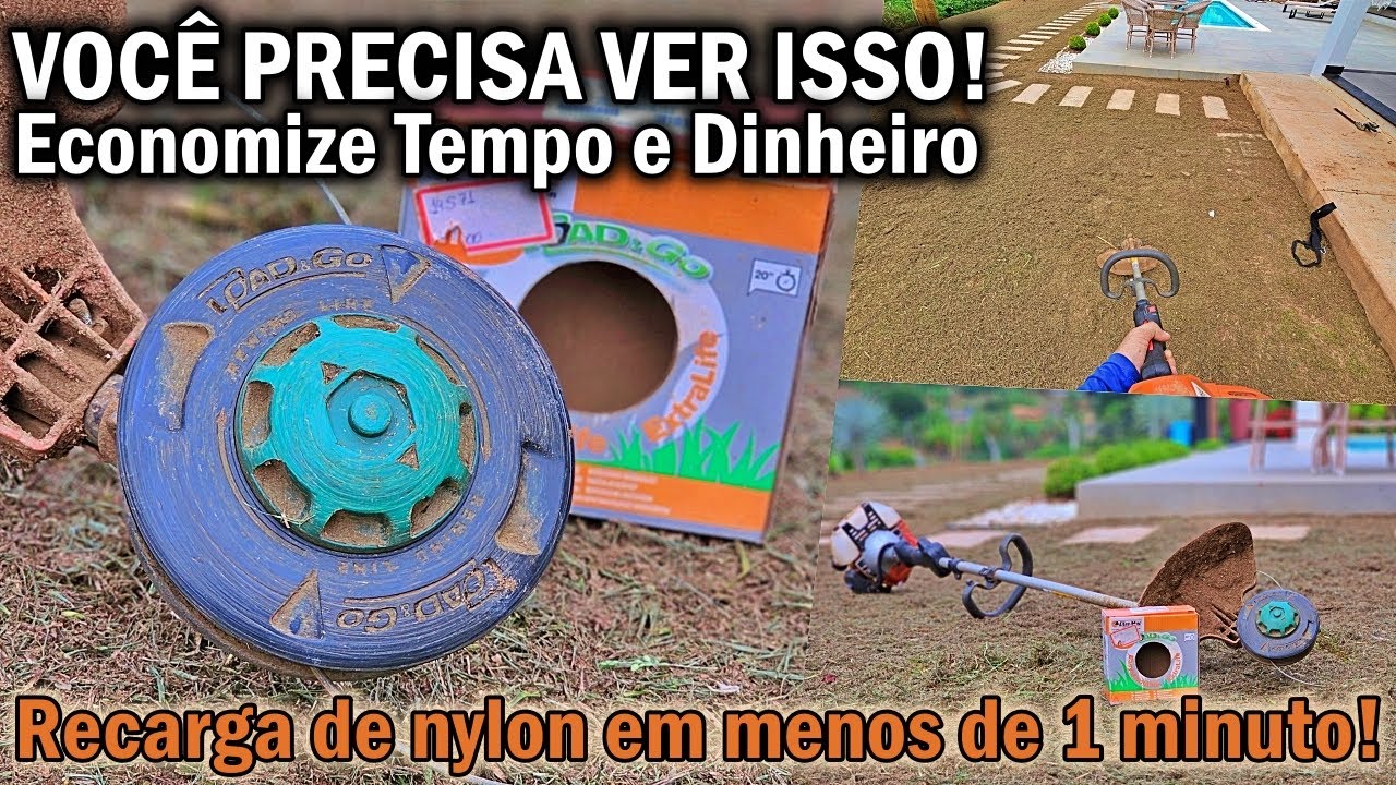 CARRETEL AUTOMATICO PARA ROÇADEIRA DA OLEO MAC LOAD E GO, Vale a pena? O MELHOR DO MERCADO!!