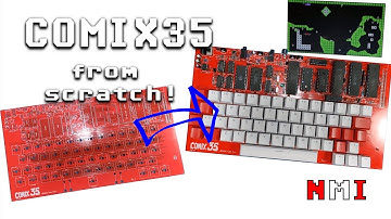02E - COMIX35 from scratch: assembling an 8-bit microcomputer!