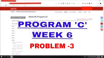 Problem solving through Programming In C week 6 problem 3