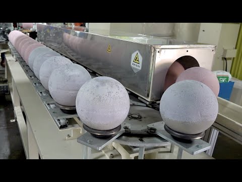Видео: Как делают шары для боулинга. Фабрика массового производства интересных шаров для боулинга
