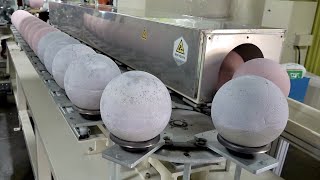 How Bowling Balls Are Made. Interesting Bowling Ball Mass Production Factory screenshot 5