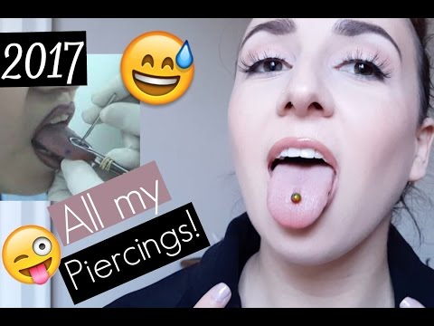 All of my piercings! | Pain + Prices - YouTube