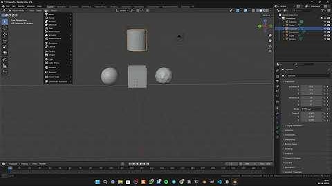 Blender Beginner Tutorial Day 1 | Create Basic Shapes (Cube, Sphere, Cylinder, Cone)