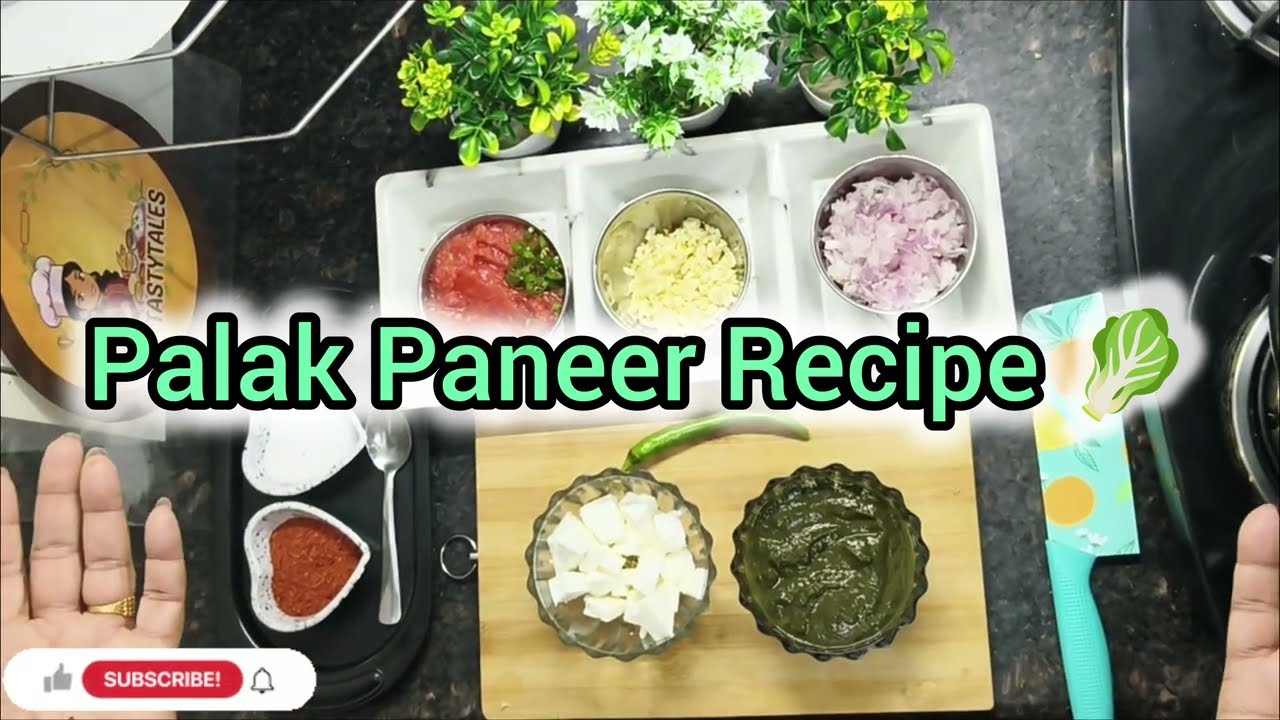 Palak Paneer Recipe l Winter Special subzi .. Restaurant Style Palak Paneer at Home! 