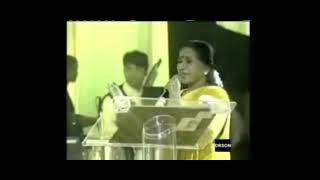 Asha Bhosle live performance 2002 | Rangeela re 