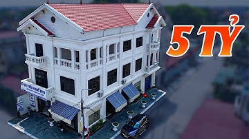 Mẫu Biệt Thự 3 Tầng Siêu Đẹp Trị Giá 5 Tỷ Tại Hoằng Hóa, Thanh Hóa