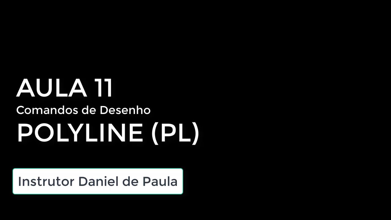 Curso Rápido AutoCAD - Aula 11 - Comando Polyline - YouTube