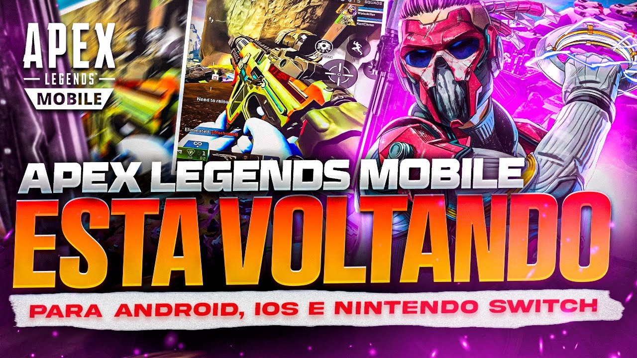 É OFICIAL! 🚨 o RETORNO DO APEX LEGENDS MOBILE EM 2026🔥🔥🔥  APEX LEGENDS MOBILE