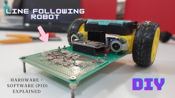 DIY Line Follower Robot with ESP8266 & PID | Easy Build + Full Explanation