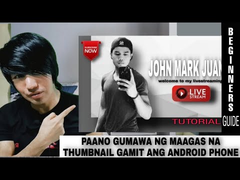 PAANO GUMAWA NG MALINIS AT MAANGAS NA THUMBNAIL @RealJM91 model channel
