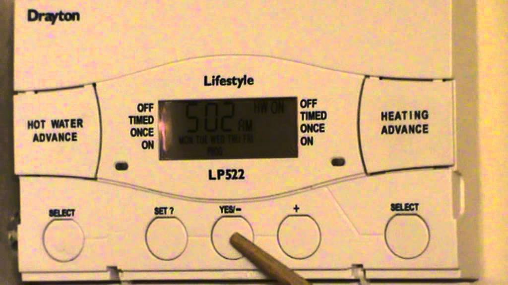Instructions For Central Heating Timers