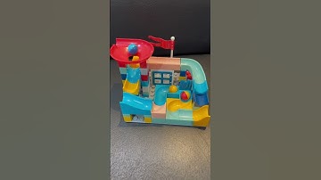 🔵 Satisfying Build and Sound Marble Run Race Slide ASMR