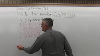MTH 060 : Section 1.2  Problem 30 - Topics in Developmental Mathematics